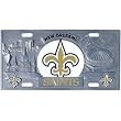 New Orleans Saints 3D License Plate - NFL Football Fan Shop Sports Team Merchandise