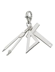 Rembrandt Charms Drafting Tools Charm with Lobster Clasp
