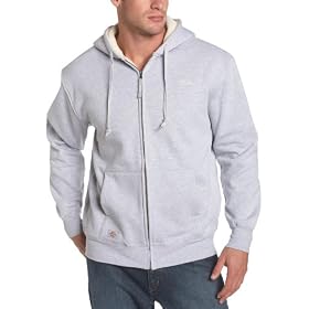 Dickies Men's Sherpa Lined Full Zip Fleece Hood