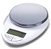 EatSmart Precision Pro Digital Kitchen Scale, White Chrome