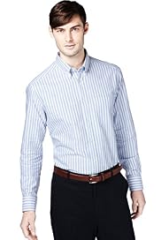 Pure Cotton Wide Striped Oxford Shirt