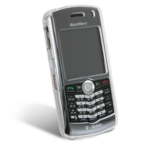 Click here to buy EFORCITY Premium Clip-On Crystal Clear Case w Belt Clip for Blackberry Pearl 8100, Clear by Eforcity.