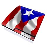 Puerto Rican Flag Design Skin Decal Sticker for the Playstation 3 PS3 SLIM Console