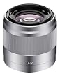 Sony SEL50F18 E-Mount Portrait-Objektiv 50mm /F 1,8, bildstabilisiert silber