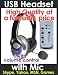 Dynamode Usb Powered Skype Compatible Headphones With Microphone