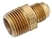 Anderson Metals 754048-0804 1/2-Inch by 1/4-Inch Low Lead Flare Fitting Connector, Brass