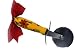 Art For A Cause 12618 Pizza Cutter Honduran Red Sunflower