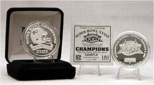Buy Superbowl XXXIX Champion Silver Coin by No manufacturer