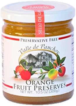 Valle de Panchoy Fruit Preserves, 100% Natural - 300grs / 10.5oz - 2 Pack (Orange)