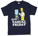 Homer Simpsons Very Casual Friday T-Shirt (Large)