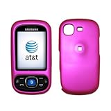 Premium Hot Pink Rubberized Snap-On Cover Hard Case Cell Phone Protector fo ....