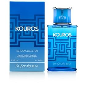 Kouros by Yves Saint Laurent for Men Tatoo Collector - 3.3 oz Energizing Eau de Toilette Spray 2007 Limited Edition