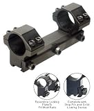 Leapers Accushot 1-Pc Mount w/1 Rings, 3/8 Dovetail