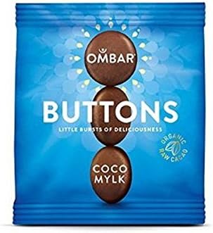 (6 PACK) - Ombar Coco Mylk Dairy Free Chocolate Buttons | 25 x 15g x | 6 PACK - SUPER SAVER - SAVE MONEY
