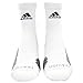 adidas Unisex Traxion Menace Basketball/Football High Quarter Socks (1-Pair), White/Onix/Light Onix/Black, 9-13