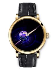 SPRAWL Aanalog Fashion Series Gold Ladies Watches of Genuine Black Leather Strap,Unique Wrist Watch for Women Girls Designed with Neon color wheel