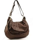 Sac besace en Cuir couleur marron chocolat mod&egrave;le Kristina