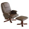 Relaxsessel mit Hocker LORENZO, Fernsehsessel