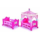 Disney Princess 3-in-1 Dream Canopy Bed, Converts to Crib, Day Bed, Toddler Bed