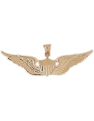 CleverEves 14K Gold Pendant Military Inspired 12 - Gram(s)