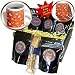 Florene Childrens Art - White Cowboy Boots and Horseshoes On Red - Coffee Gift Baskets - Coffee Gift Basket