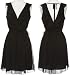 JOHNNY MARTIN Ruffle Chiffon Dress Image