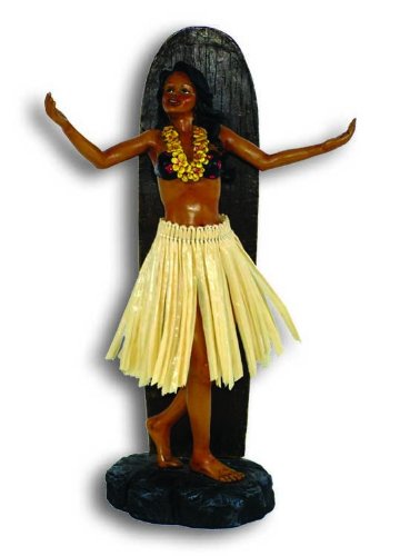 VINTAGE SURFER GIRL POSING - DASHBOARD SHAKER BOBBLE