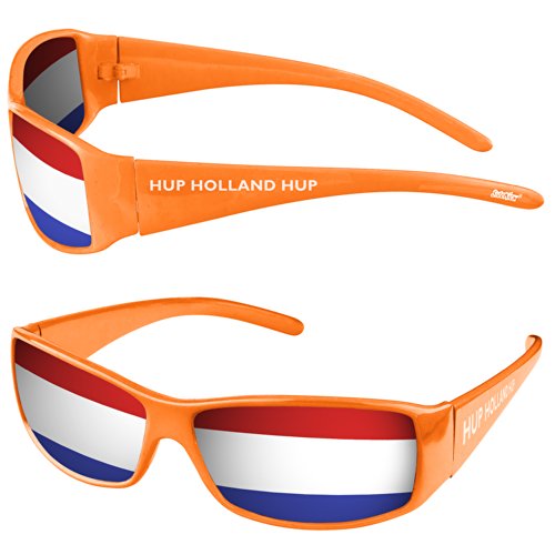Taffstyle® Fanartikel Sonnenbrille Fan Brille zur Fussball Weltmeisterschaft 2014 WM & EM Länder Flagge Style – Niederlande