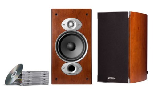 Polk Audio RTI A3 Bookshelf Speakers (Pair, Cherry)
