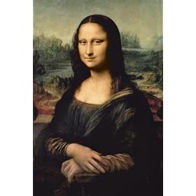 Leonardo Da Vinci (Mona Lisa) Art Poster Print - 24" X 36"