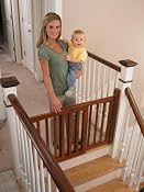 Safety 1st Wooden Swing Gate, Espresso