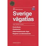 sweden road atlas  sverige vagatlas 2011 swedish edition
