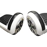 2-Pack RocketBus Black Strong Durable Carbon Fiber Protective Scratch Protector Bumper Guards for Self-Balance Electric Scooters Hoverboard IO Hawk Phunkeeduck