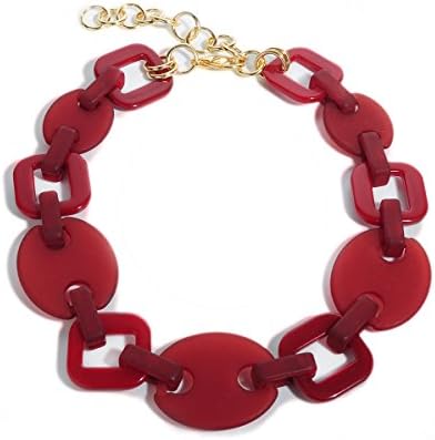 Red Link Necklace Made in Italy