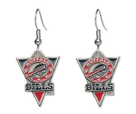 Buffalo Bills Dangle Earrings - NFL Football Fan Shop Sports Team Merchandise