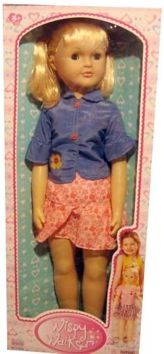 Wispy Walker 27" Walking Doll Classic Recreation of 1960's Girls Best Friend Doll Blonde Hair by CVINC