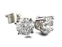 14K White Gold Diamond Stud Earrings (1/2 ctw.) As seen on Dr. Phil