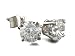 14K White Gold Diamond Stud Earrings (1/2 ctw.) As seen on Dr. Phil