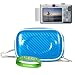 Thermoplastic polyurethanes (TPU) Hard Glossy Blue Canon Camera Carrying Case Pouch Sleeve for Canon PowerShot SD780IS12.1 MP Digital Camera with 3x Optical Image Stabilized Zoom and 2.5-inch LCD + Canon Digital Camera Screen Protector + Vangoddy tm, Live*Laugh*Love wrist band!!!