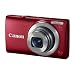 Canon PowerShot A4000 IS Digitalkamera (16 Megapixel, 8-fach opt. Zoom, 7,6 cm (3 Zoll) Display, bildstabilisiert) rot