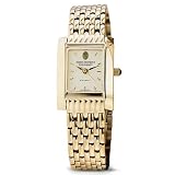 Johns Hopkins University Women's Swiss Watch - Gold Quad Watch with Bracelet