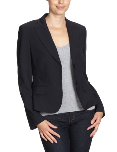 ESPRIT Collection N28236 Damen Blazer & Sakkos, Gr. 40 Blau (408) Preisvergleich