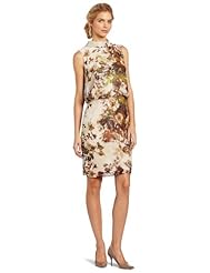 Bubble Dress Floral Print Polyester  Dress