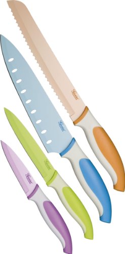 Genius 21066 Messer-Set 4-teilig, farbig Preisvergleich
