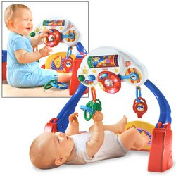 Fisher-Price Brilliant Basics Kick & Drive Gym