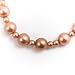 Coral Satin-Finish 8mm Glass Pearl Necklace, Bracelet and Earrings Set by Margot Townsend image 3