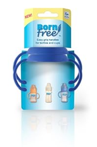 Born Free 2 Handles for Cup and Bottle, Colors May Vary