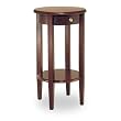 Concord Round Accent Table with Drawer and Shelf By Winsome Furniture