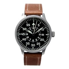 Aristo Uhr - klassische Fliegeruhr 3H80 mit grosser Minuterie