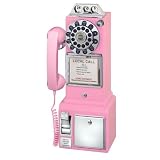 Crosley 1950s Classic Pay Phone - Pink